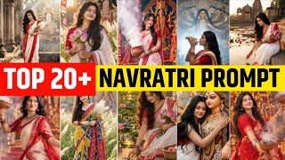 Instagram Trending Navratri AI Photo Editing Prompt | Navratri Special AI Photo Tutorial screenshot 4