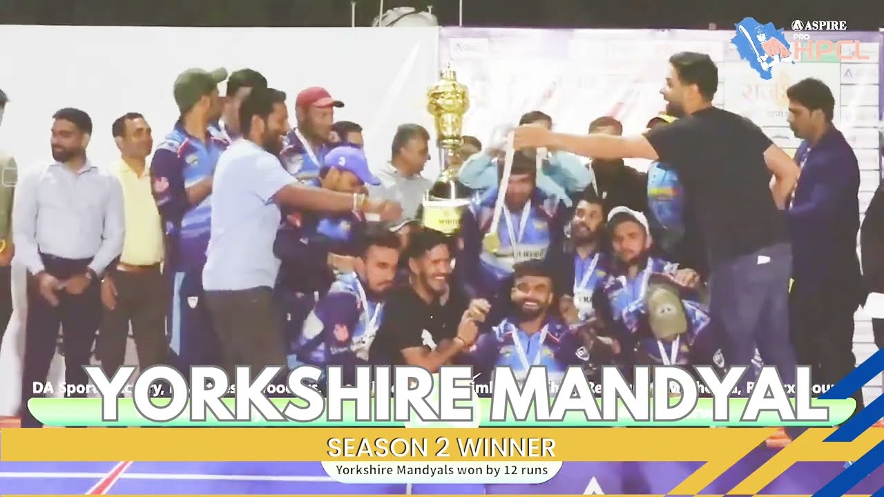 Yorkshire Mandyal Season 2 Winners lifts trophy