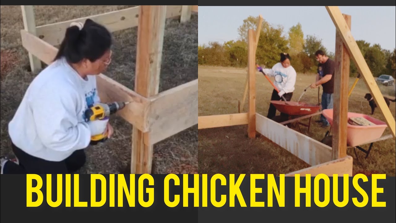 Nag Umpisa na kaming gumawa ng Chicken house at nagbuhos ng Cement sa