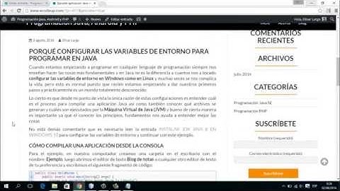 Ejecutar aplicación Java desde Consola y utilizando Eclipse Neon 4.6