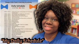 My In-Home Daycare Daily Schedule (6am-MIDNIGHT)!!