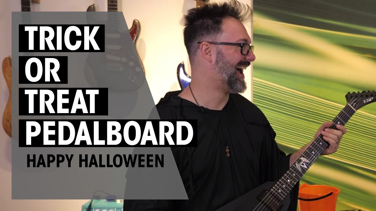 Rob Chapman Trick or Treat Pedalboards Thomann Halloween YouTube