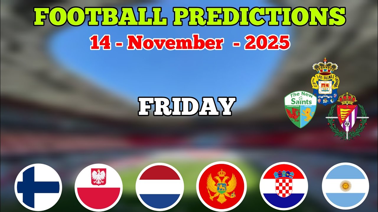 FOOTBALL PREDICTIONS TODAY 14 NOVEMBER | WORLD CUP QUALIFICATION | BETTING TIPS | GOLDEN PICKS PLUS