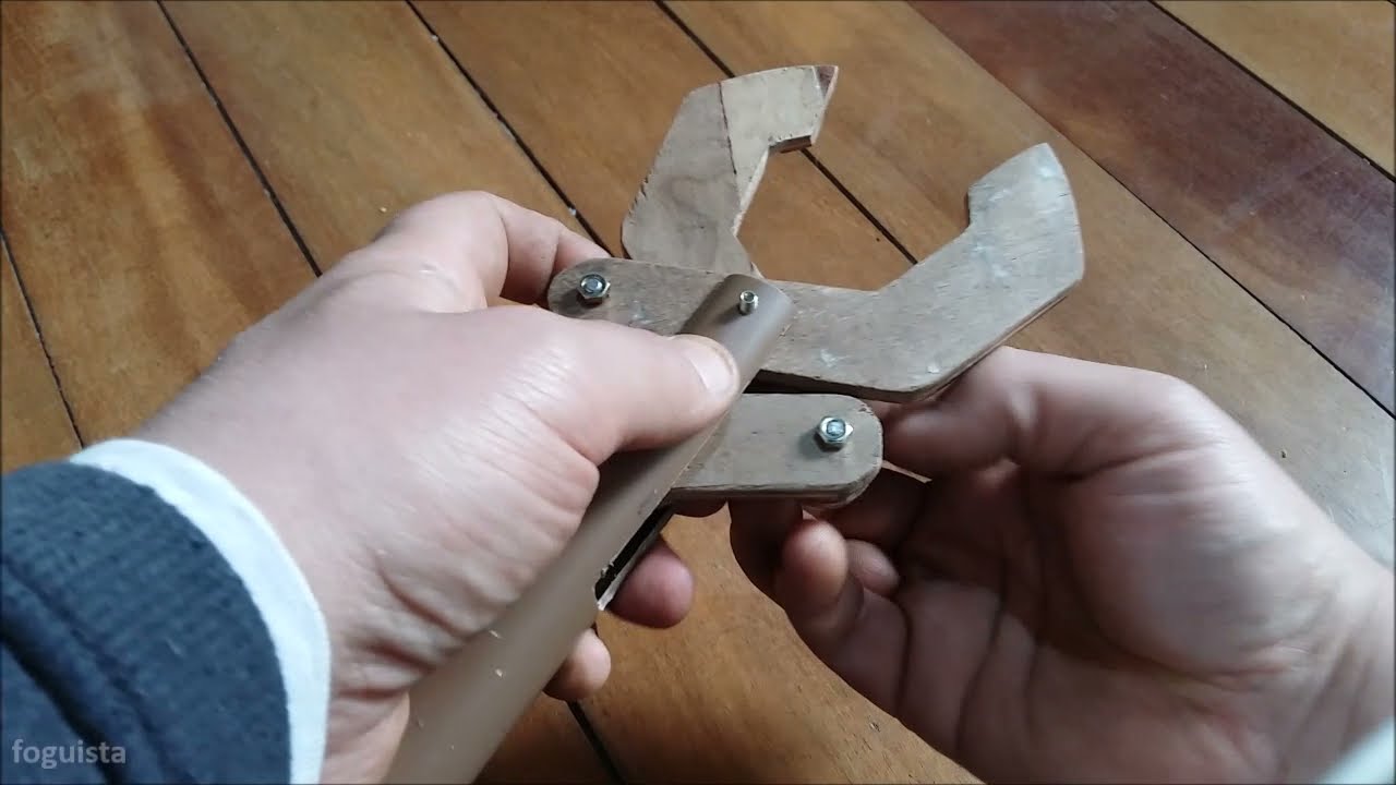 PVC and wood grabber