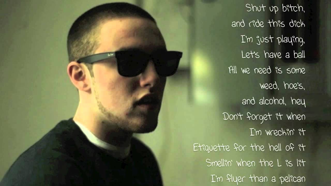 Knock Knock Mac Miller Lyrics Video (HD) YouTube