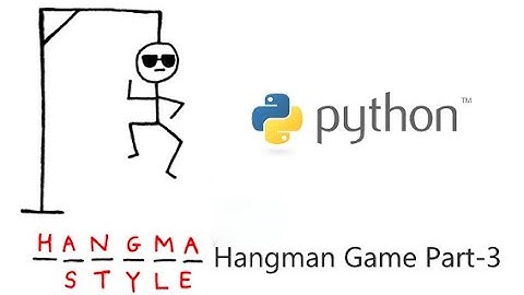 Hangman Game building Part  - 3 | Creating function to input user moves | Hangman game in tamil