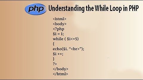 Understanding the While Loop in PHP - Bangla - Dream IT