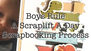 Day 29-A Scraplift a Day (Jan) | Scrapbooking Process