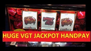 OMG !!!!! MY BIGGEST VGT JACKPOT EVER !!!! $10 BET RUBY RED SLOT !!! I MAKE MONEY MOVES !!!!