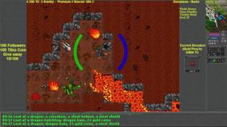 Daanthe CM Live Stream  - Tibia The Path To 50 ( Noctera Druid 38 ) - Dragon rotatoin / Hunting Tips
