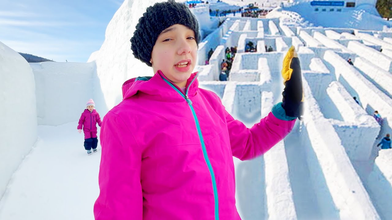 😱 Ne-am PIEDUT în Cel Mai MARE 🧊 LABIRINT de GHEAȚĂ din LUME 🌎 NU Găsim IEȘIREA 🙅‍♂️