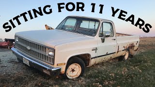 Chevy C10 Forgotten for 11 Years  Will it Run and Drive 700..........Feet?