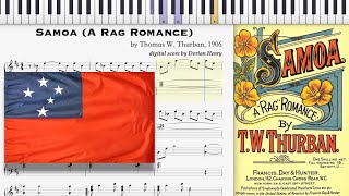 Samoa Rag by Thomas Thurban (1906, Ragtime piano)