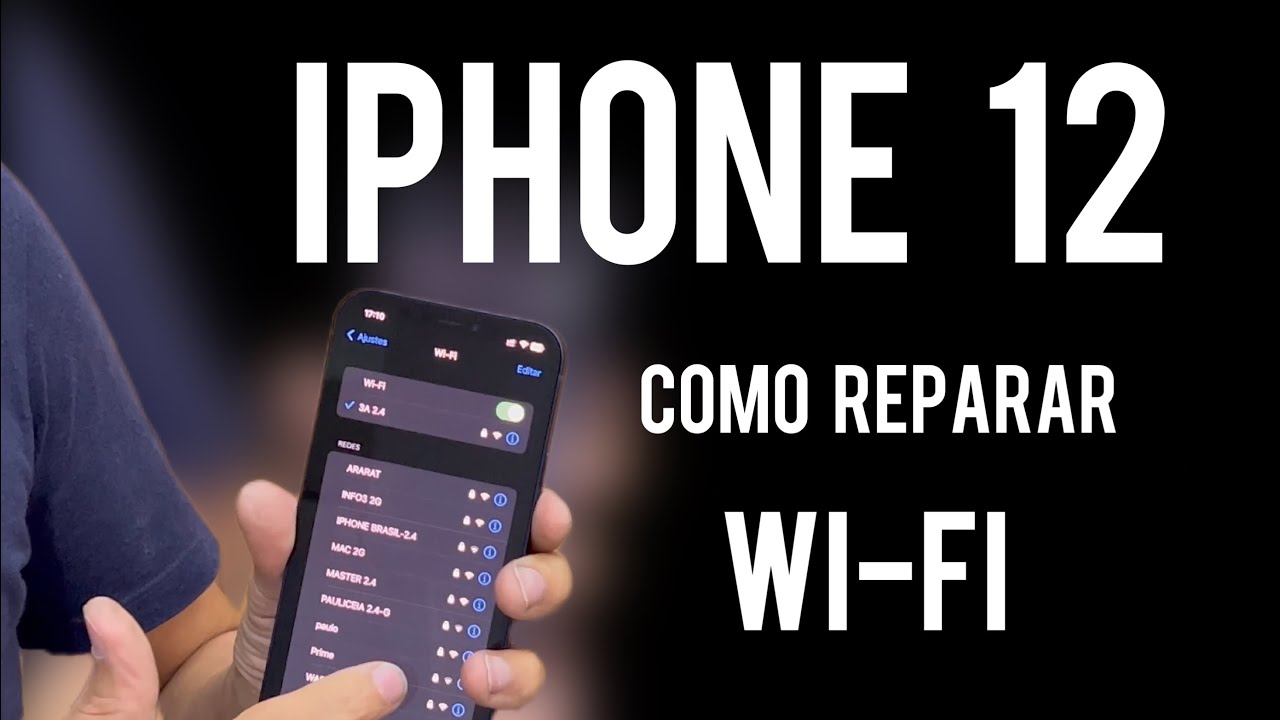 Reparando Wi-Fi do iPhone 12, como reparar o sinal de chip do