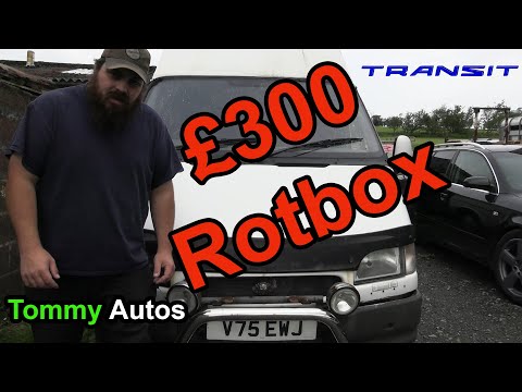 Bought a cheap smiley face Transit campervan. Ford Transit MK5 2.5 di banana
