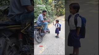 smart kid makes motorcycle taxi drivers lose money😂#shorts #comedy #viral