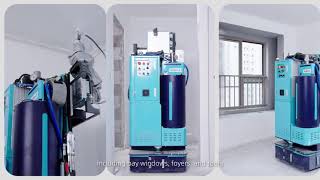 Fully automated intelligent construction robotic system