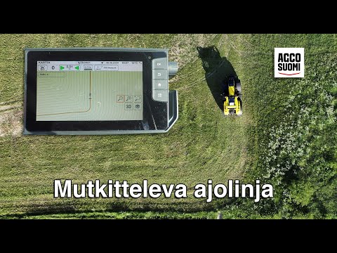 Mutkittelevan ajolinjan luonti