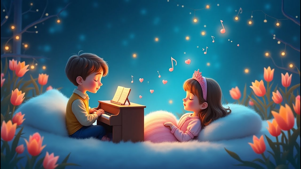 Elsa Sleep Focus 🌙 Mozart Sonata + Binaural Waves for Kids – 45 Mins