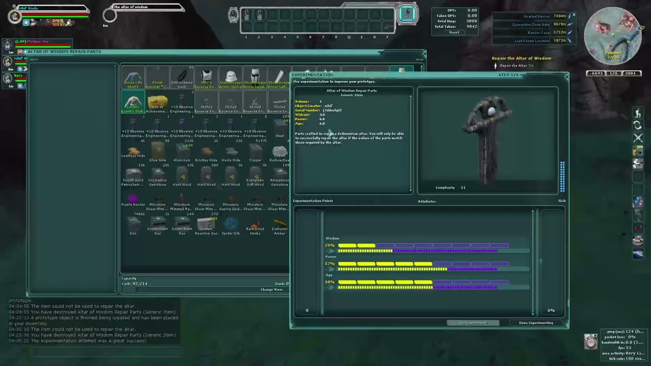 SWG Legends WOD Crafting Altar of Wisdom 2023