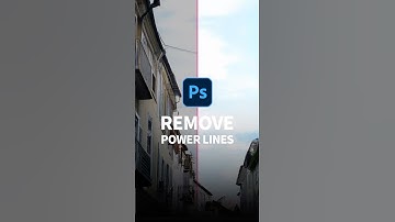 Remove Power Lines in Photoshop! #Shorts #photoshoptutorial