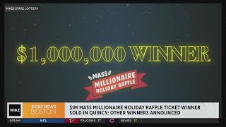 $1 million Mass Millionaire Holiday Raffle ticket winner sold in Quincy