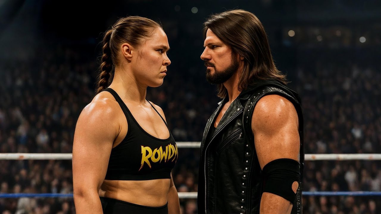Ronda Rousey vs AJ Styles | Epic WWE Gameplay - YouTube