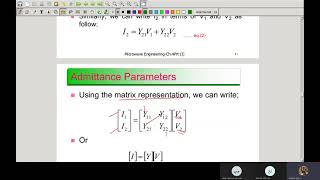 ch4-( part 1)- 6-  Microwave Network Analysis, Microwave Engineering