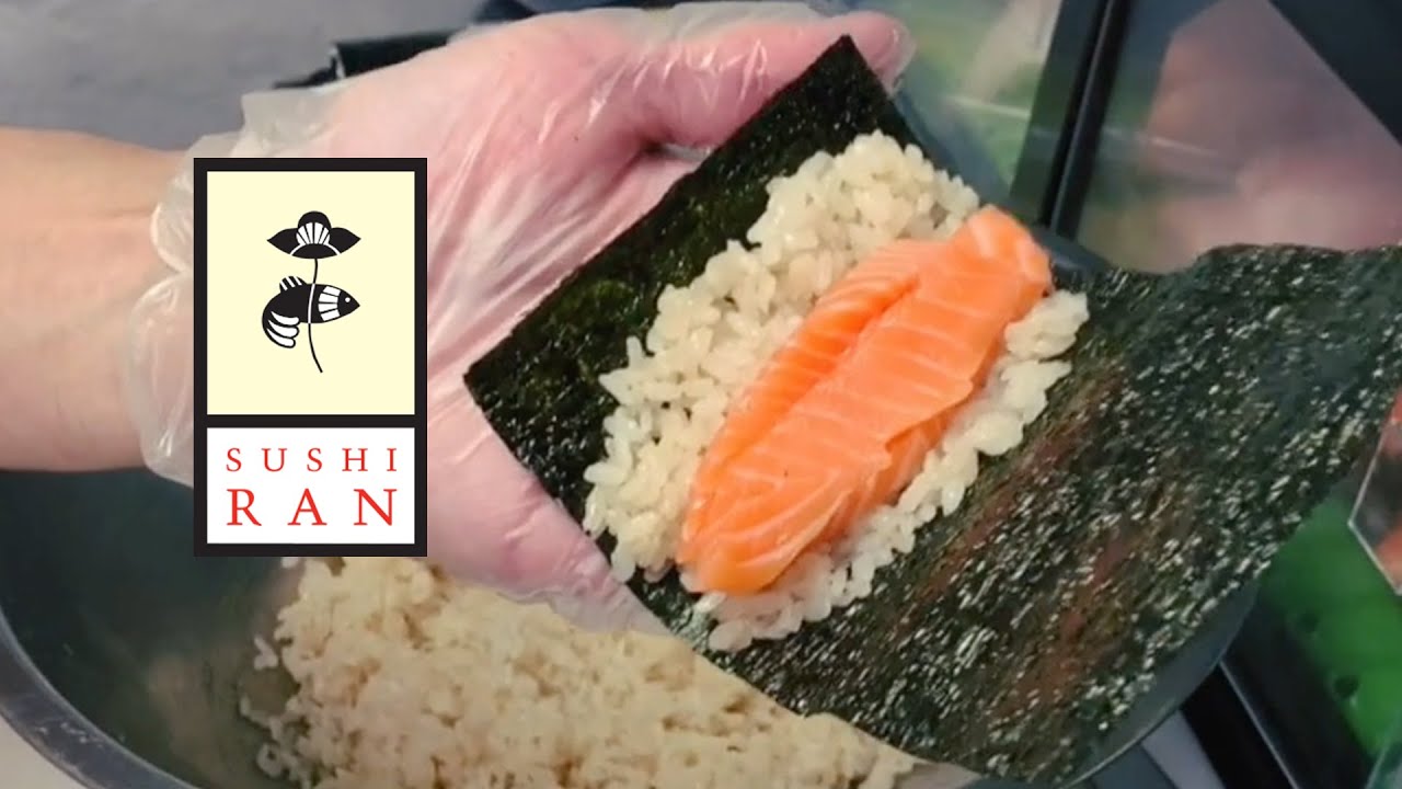 Avocado & Salmon Hand Rolls Recipe by Sushi Ran YouTube
