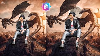 Dragon Photo Editing Tutorial PicsArt || Picsart Dragon Photo Editing Tutorial || New Dragon Concept screenshot 3