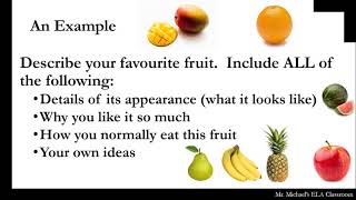 Get Set Program: Descriptive Writing Lesson 6