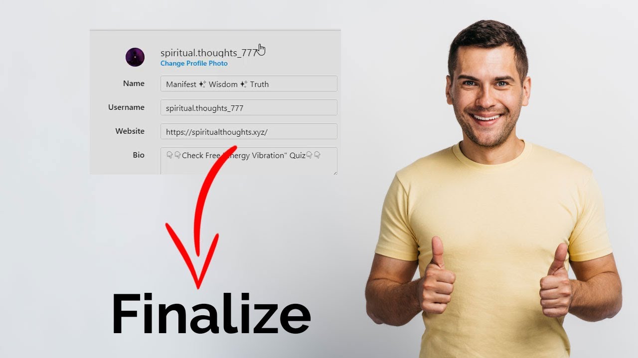 Finalize landing page | add google analytics and set domain to Instagram