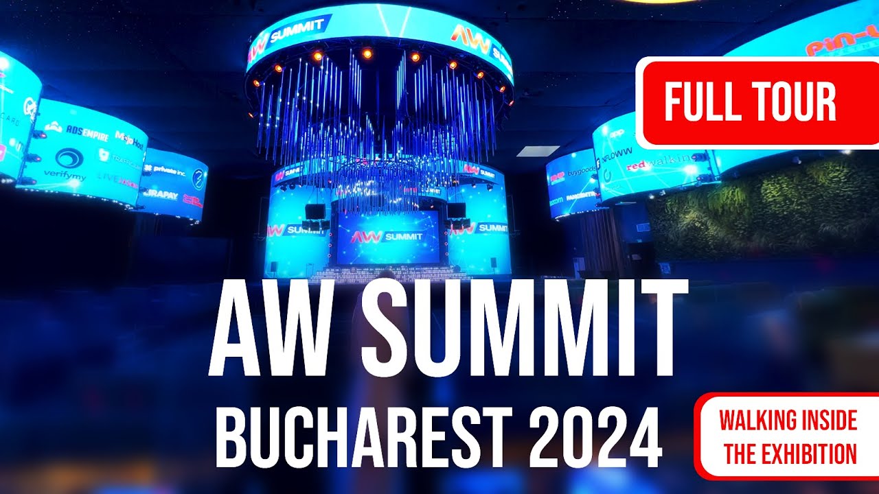 AW Summit Bucharest 2024: Walking inside Affiliate Markreting Exhibition