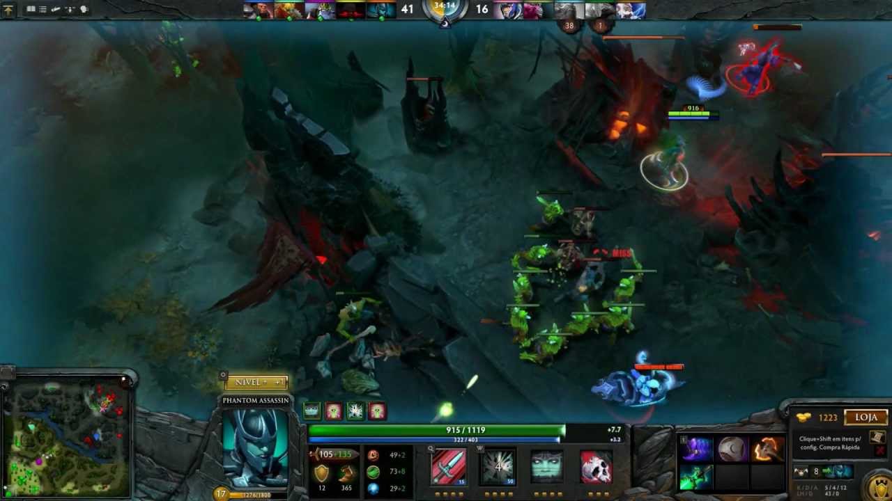 Como jogar dota 2 com a phantom assassin - YouTube