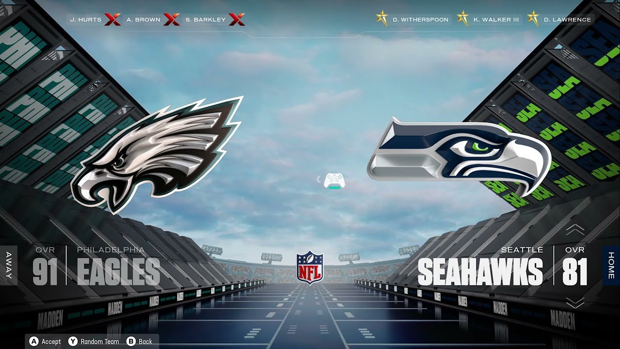 Madden NFL 26 - Philadelphia Eagles vs Seattle Seahawks