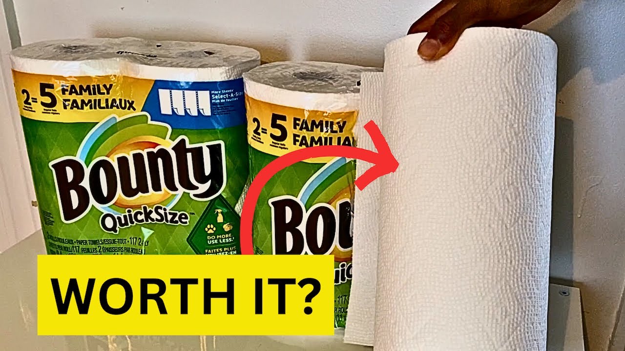 Bounty Quick Size Paper Towels review