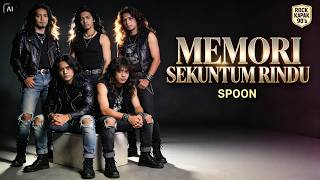 Memori Sekuntum Rindu – Spoon (Lirik) | Slow Rock Malaysia 90' Nostalgia