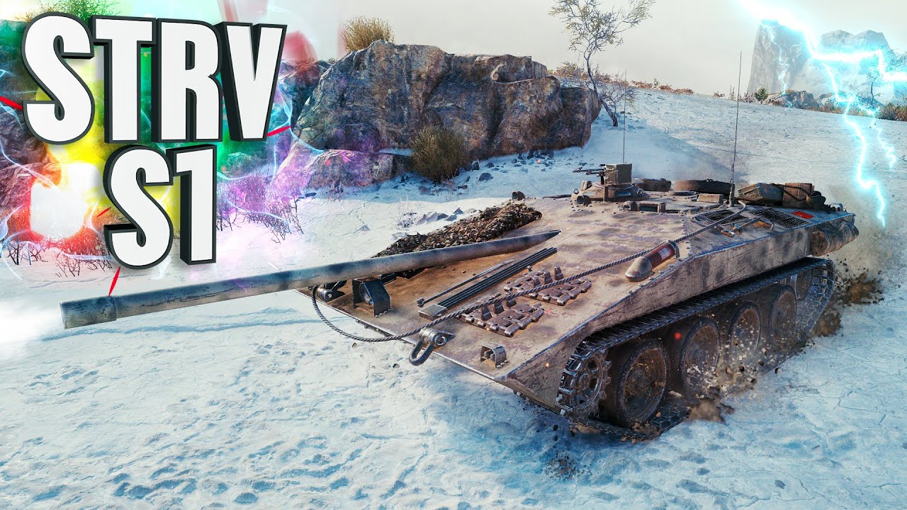 Strv S1 - 6K Damage - 183K Profit - World of Tanks Strv S1 GamePlay