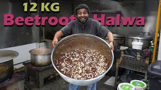 12 Kg Beetroot Halwa | Bulk Cooking with Jabbar Bhai...