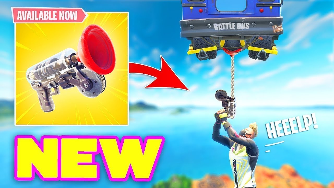 FORTNITE *NEW* GRAPPLING HOOK! CUBE GONE? NINJA REACTS - #35