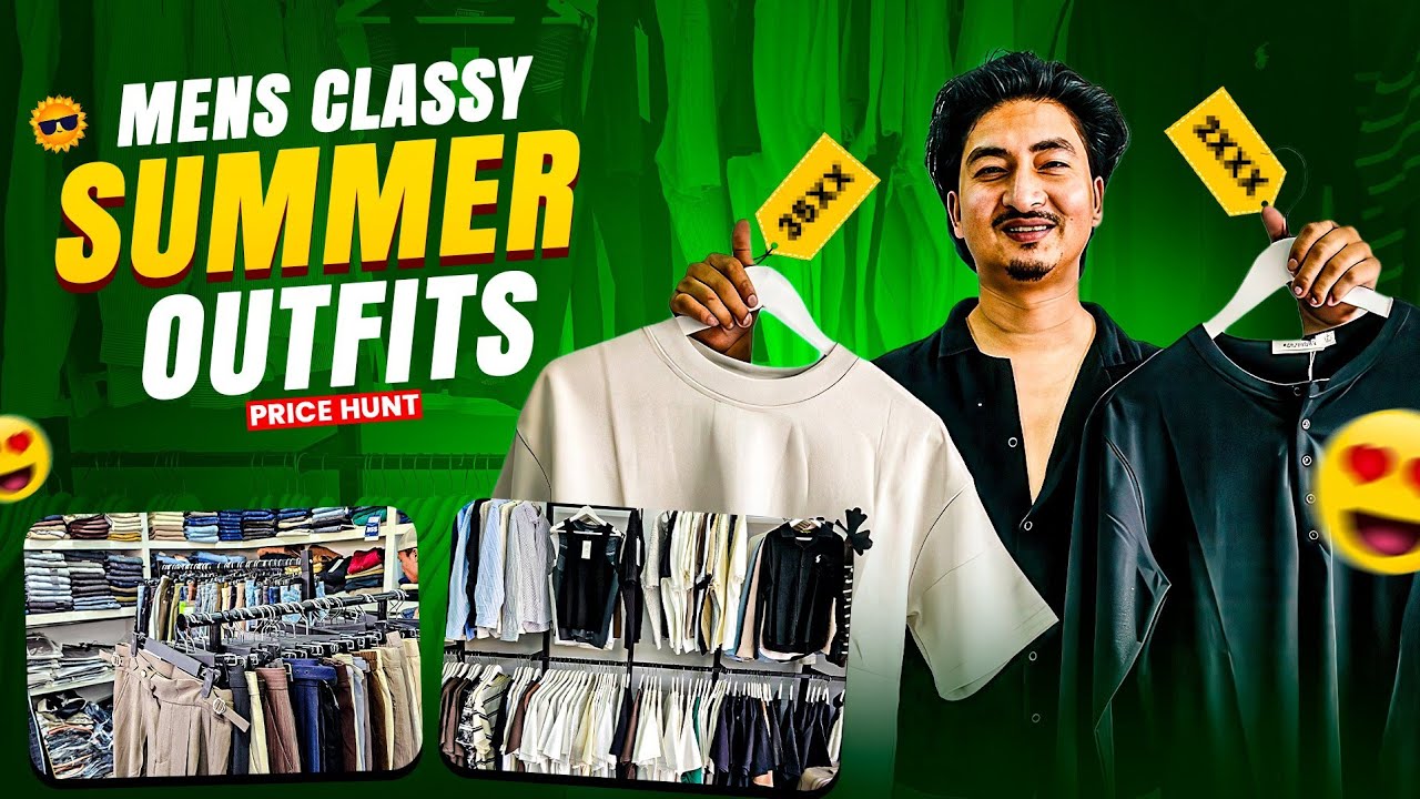 Men's Summer Outfits Price Hunt in Kathmandu| Jeans Pant, Tshirts, Outer, Formal Pants & More