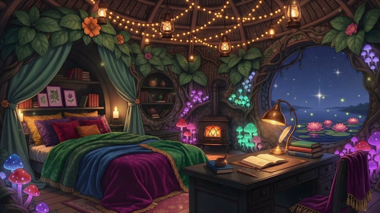 Ver fae river cabin 🧚♀️ cozy lofi reading music en YouTube Ver fae river cabin 🧚♀️ cozy lofi reading music en YouTube