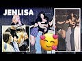 JENLISA Japan 2020🌈🌈 Lili lifted Nini up😍 jenlisa's hugs💛💛