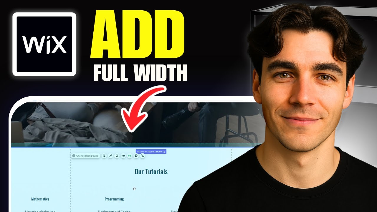 How to Add Full Width Images in Wix With Strips (Tutorial 2026) - YouTube