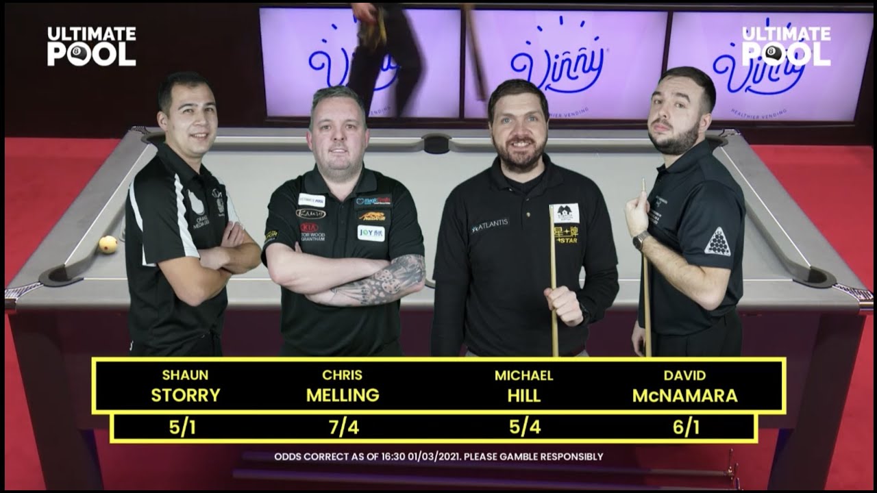 Image of video the Match 4 Shaun Storry v Michael Hill QF Group Stage Vinny co uk Champions League Pool 16