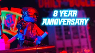 Celebrating 8 Years Of Spinjitzu Master Falcon