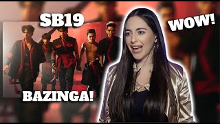 SB19 - Bazinga Music Video ! REACTION ! IM MELTING...