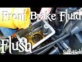 How to do a front brake fluid flush / bleed |¦| Sum4Seb Motorcycle Video