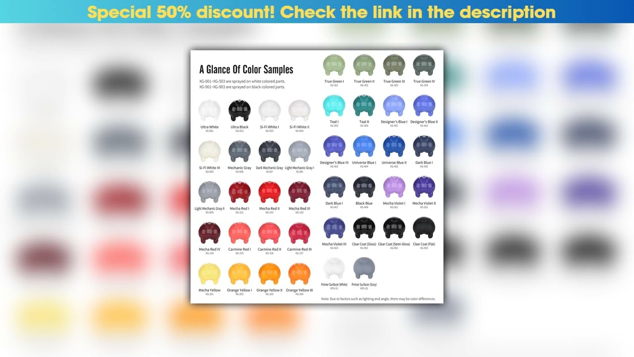 Editor’s Choice DSPIAE XG Series Pre Mixed Water Based Paint Basic Color Master Spray Painting Hand