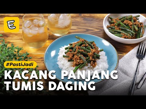Tumis Daging Kacang Panjang